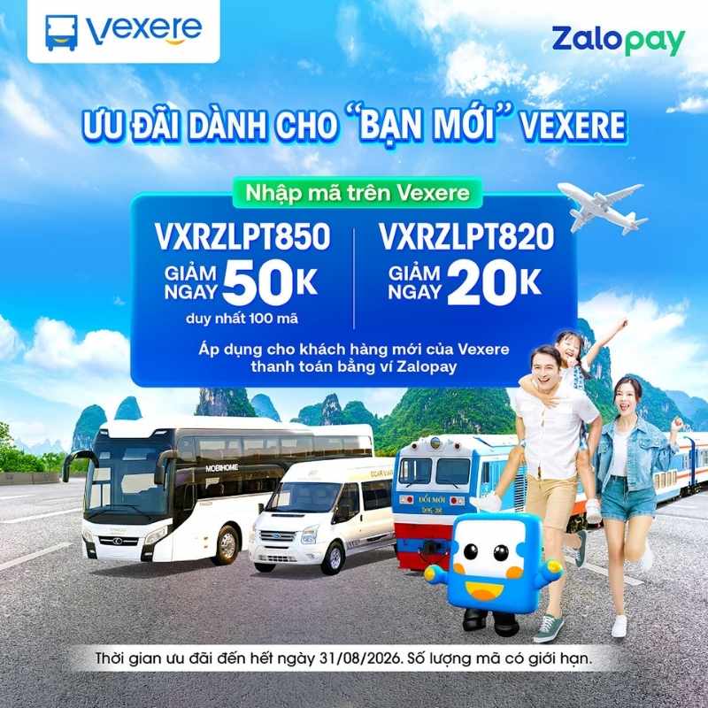 Ưu đãi Vexere